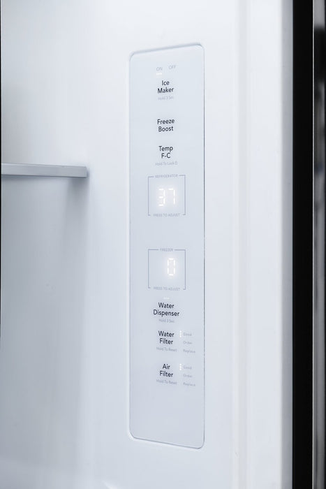 Réfrigérateur Frigidaire Gallery de 20 pi³ et de 30 po de profondeur standard à portes françaises - acier inoxydable Smudge-ProofMD - GRFN2023AF