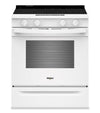 Cuisinière électrique Whirlpool de 5,3 pi³ et de 30 po avec cuisson à air - blanche - YWSES4530TW