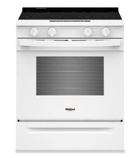  Cuisinière électrique Whirlpool de 5,3 pi³ et de 30 po avec cuisson à air - blanche - YWSES4530TW
