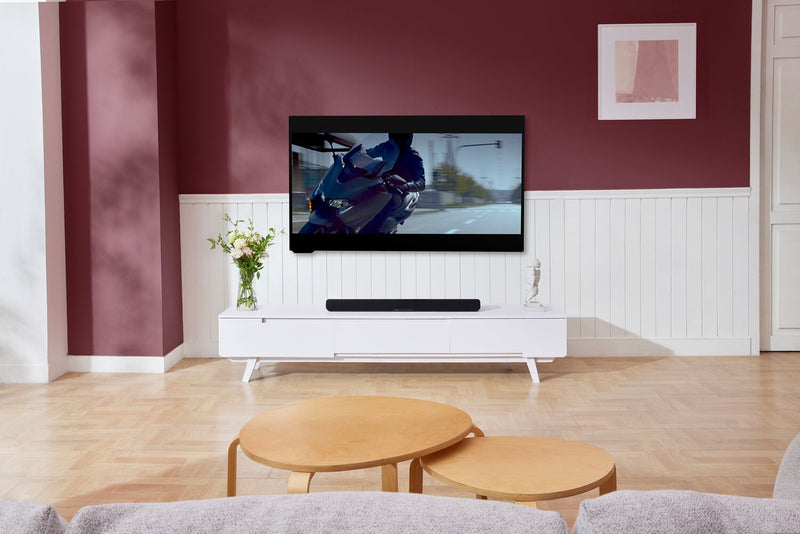 Barre de son de 120 W YAMAHA avec Dolby AtmosMD et caisson d’extrêmes graves intégré (SR-B30A)