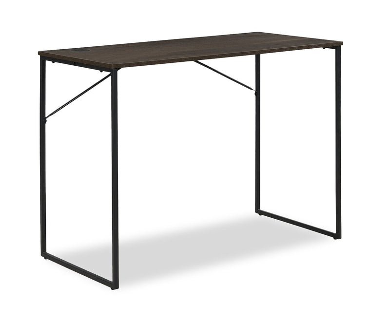 Bureau Fraser 39.3 po avec système de gestion des câbles et pattes réglables - noyer 