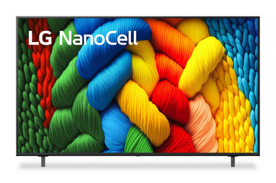 LG 65" NANO80 LED 4K UHD Smart webOS TV (65NANO80AUA.ACC) - 2025 Model | Téléviseur intelligent DEL LG NANO80 UHD 4K de 65 po avec webOS (65NANO80AUA.ACC) - modèle 2025