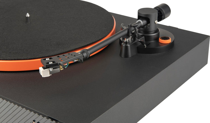 Tourne-disque Spinner de JBL avec Bluetooth - noir et orange