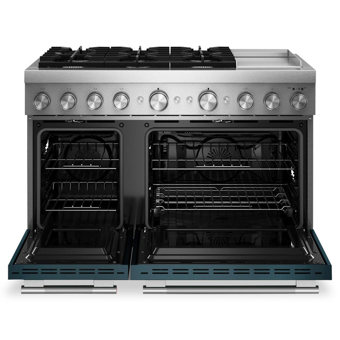 Cuisinière hybride KitchenAid de 6,3 pi³ à 6 brûleurs avec plaque chauffante - agave - KFDD948SAG 