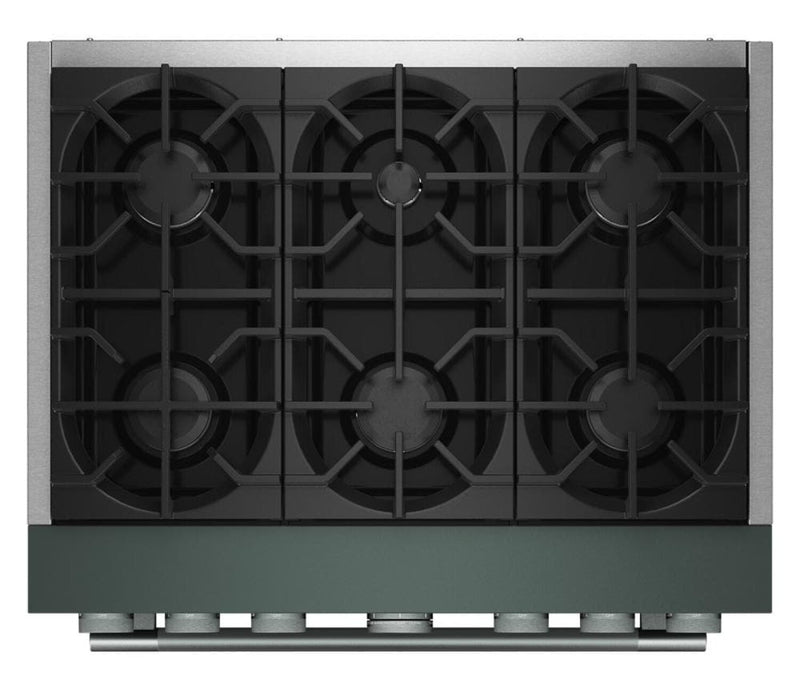 Cuisinière hybride KitchenAid de 5,1 pi3 avec friture à air sans préchauffage - genévrier - KFDS936SJP