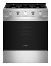  Cuisinière à gaz Whirlpool de 5 pi³ et de 30 po avec cuisson à air - acier inoxydable résistant aux traces de doigts - WSGS5030SZ