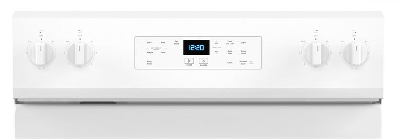 Cuisinière électrique Whirlpool de 5,3 pi³ avec autonettoyage - blanche - YWFES3530RW