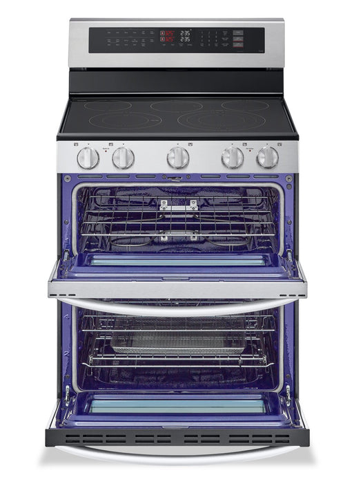 Cuisinière intelligente électrique LG à four double de 7,3 pi3 avec convection ProBake ConvectionMD - acier inoxydable - LDEL7324SE