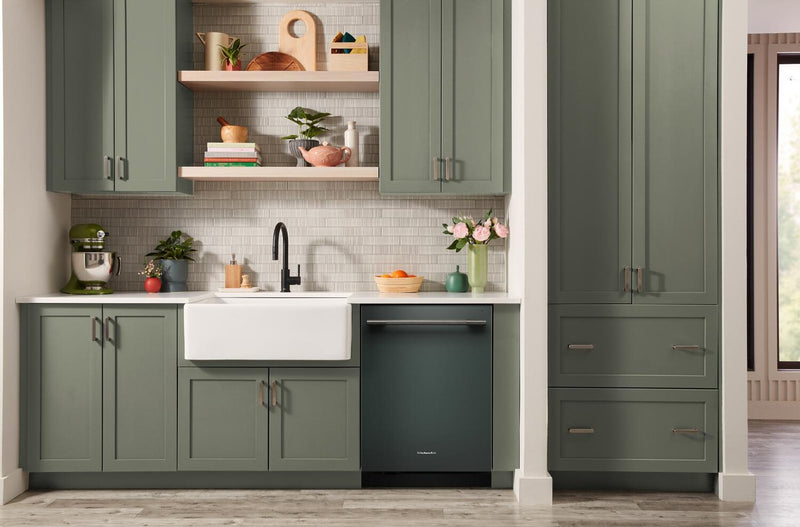 Lave-vaisselle KitchenAid de 24 po et de 44 dBA avec troisième panier 360° Max JetsMC - genièvre - KDTS624SJP