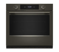  Four mural combiné intelligent électrique KitchenAid de 30 po avec caméra de cuisson - minerai noir - KOES930SBE