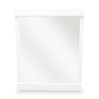  Miroir de commode de chambre à coucher Riley, fabriqué au Canada - blanc