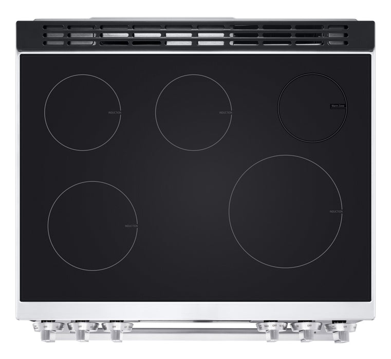 Cuisinière induction encastrée intelligente LG de 6,3 pi3 avec friture à air - LSIL6336XE