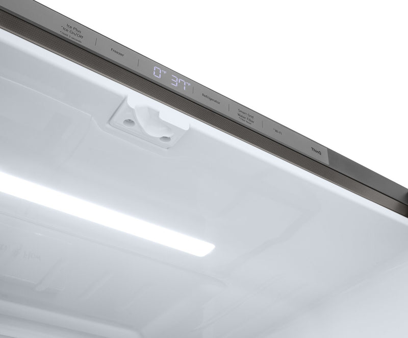 Réfrigérateur LG de 23,6 pi3 et de 36 po de profondeur comptoir à 4 portes françaises avec machine à glaçons - LF24C8200S
