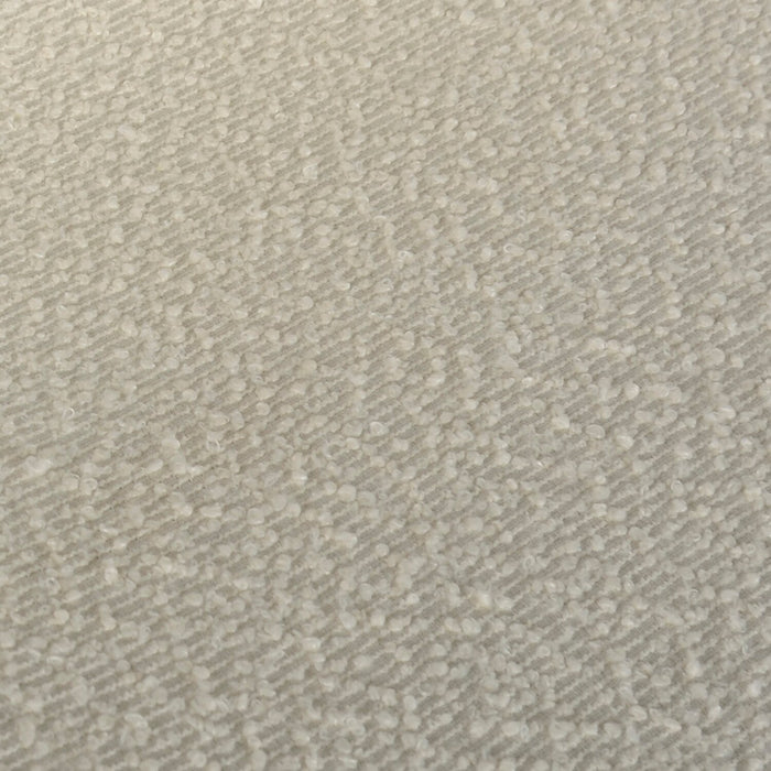 Chaise de salle à manger Joss en tissu de polyester et en métal - blanche