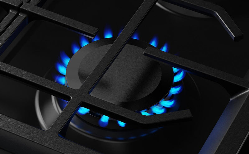 Cuisinière à gaz encastrée KitchenAid de 5,0 pi³ et de 30 po avec modes à convection - minerai noir - KSGS530SBE