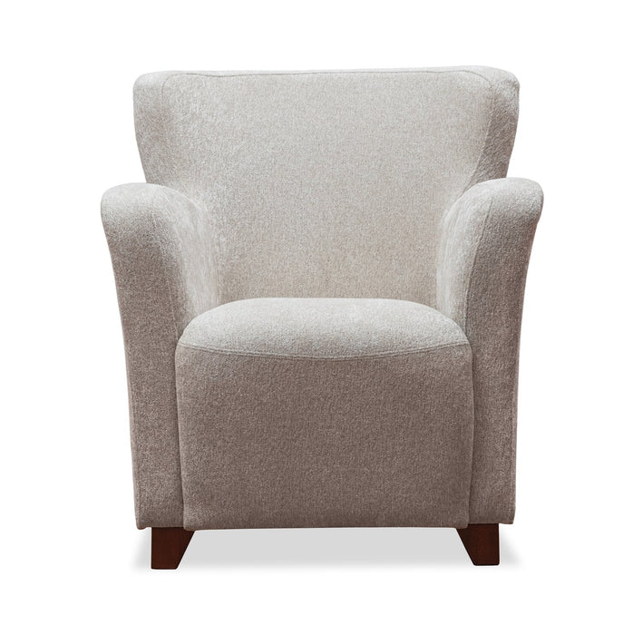 Fauteuil d'appoint Zello 29,75 po en tissu d'apparence lin - Lin