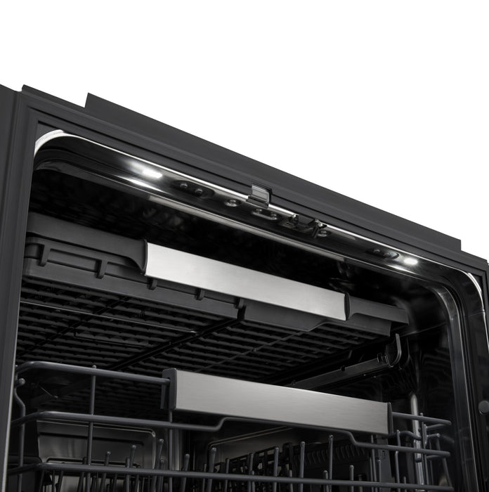 Lave-vaisselle encastré LG à 42 dBA de 24 po avec commandes sur le dessus et QuadWashMD Pro - acier inoxydable noir - LDNTH753D