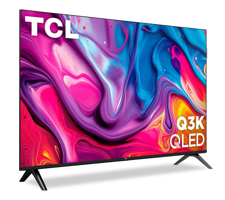 Téléviseur intelligent QLED TCL Q3K Full HD de 40 po avec boîtes quantiques et Google TV (40Q3K)