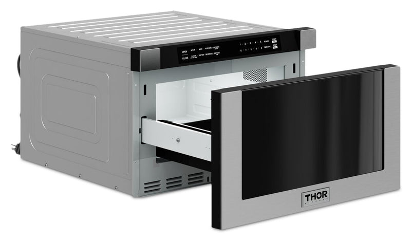 Tiroir four à micro-ondes encastré Thor Kitchen de 24 po et de 1,2 pi3 - TMD2402