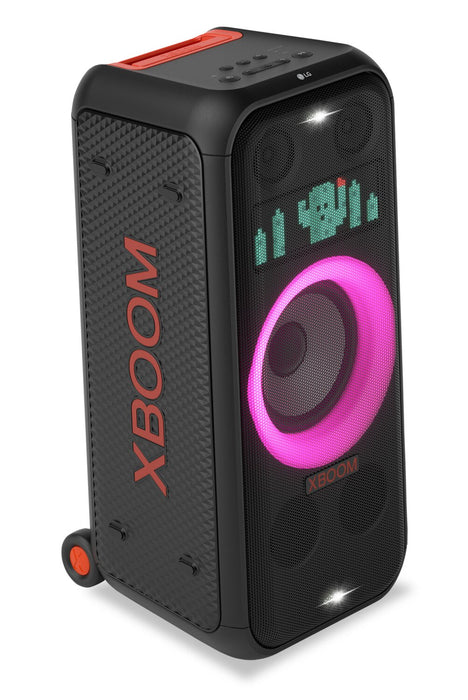 Haut-parleur de fête sans fil portatif XBOOM de LG coté IPX4 pour la résistance aux éclaboussures avec Bluetooth (XL7S.DCANLLK)