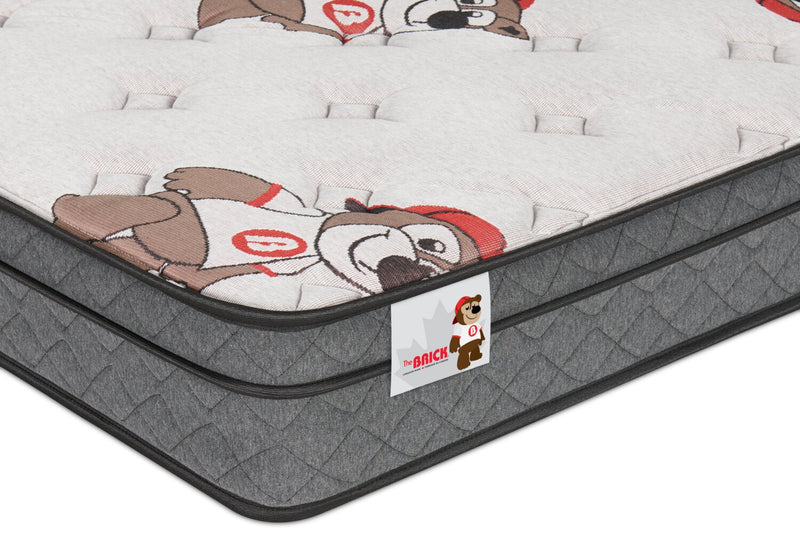 Matelas semi-ferme à Euro-plateau Brickley pour lit simple