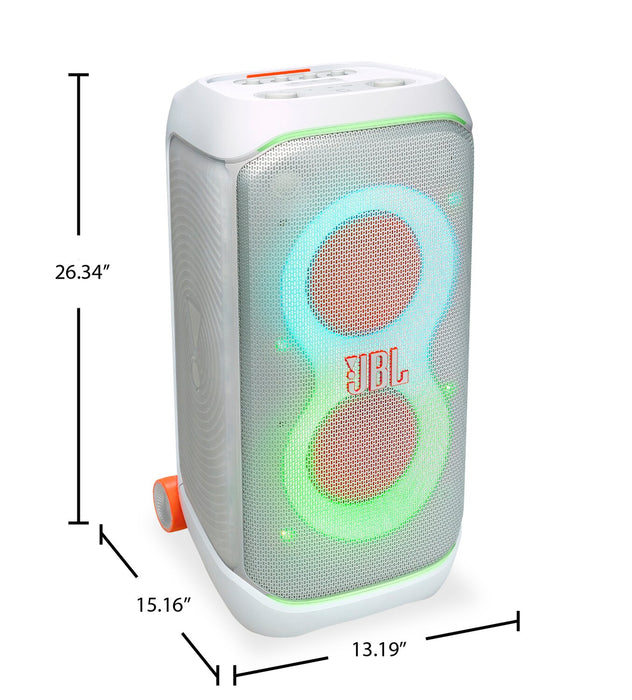 Haut-parleur de fête portatif illuminé de 240 W PartyBox Stage 320 de JBL avec Bluetooth (JBLPBSTAGE320SWAM)