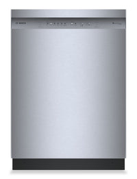  Lave-vaisselle intelligent Bosch de série 300 de 24 po de 48 dBA avec PrecisionWashMD - acier inoxydable - SHE41CM5N 