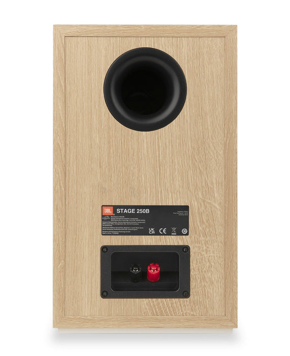 Paire de haut-parleurs d’étagère JBL Stage 250B de 5,25 po avec conception à 2 voies (JBL250BWHT)