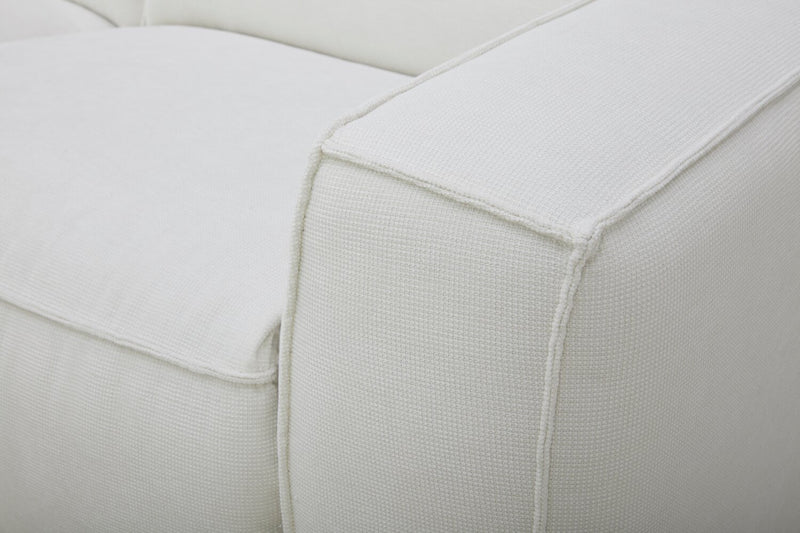 Sofa sectionnel inclinaison électrique Essence 6 pièces avec appuie-têtes électriques - ivoire