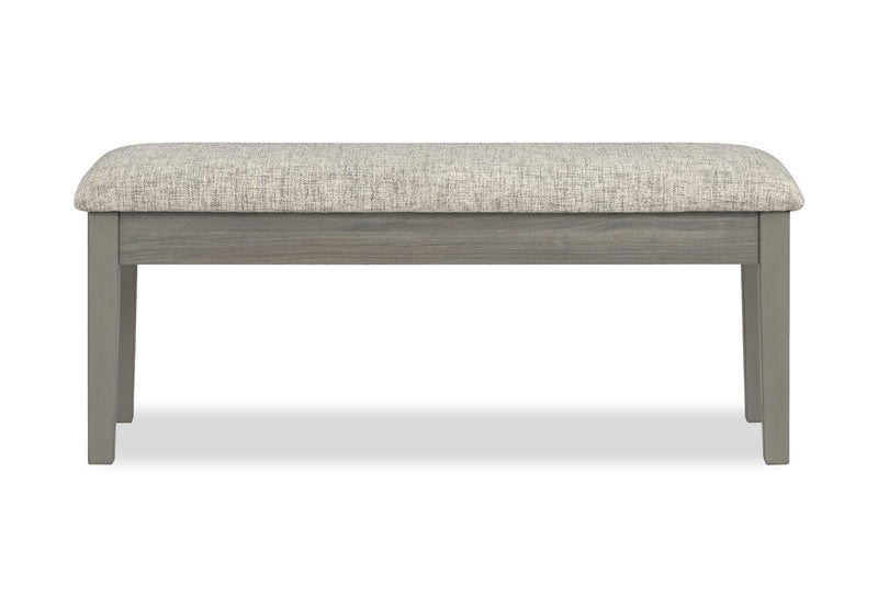 Banc de salle à manger Cove avec rangement - gris