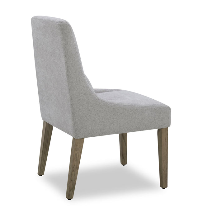 Chaise de salle à manger Clay en tissu de polyester - gris tourterelle