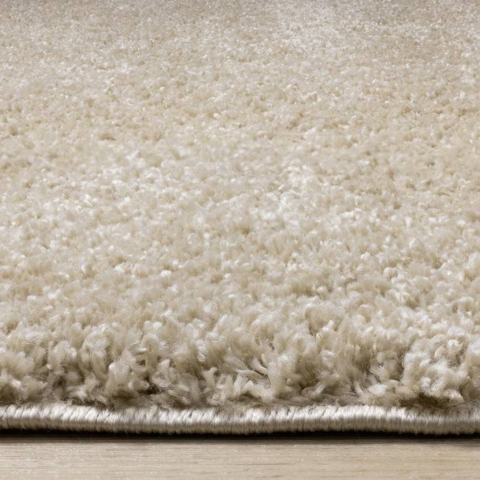 Carpette à poil long Pascal beige - 5 pi 3 po x 7 pi 7 po