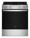 Cuisinière à gaz intelligente Whirlpool de 30 po, 5 pi³ – acier inoxydable – WSGS3330TS
