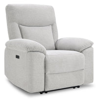  Fauteuil à inclinaison électrique Spencer de 41,3 po en tissu de chenille - gris