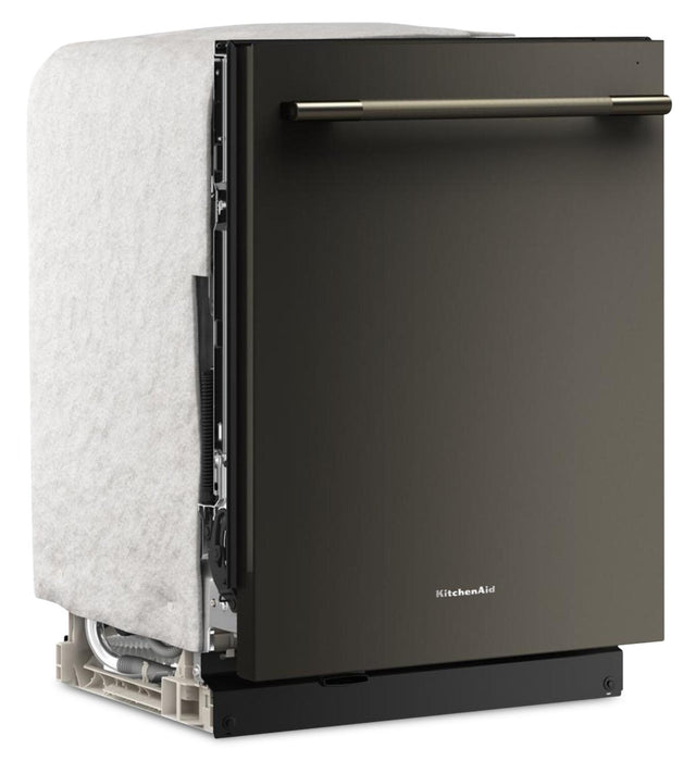 Lave-vaisselle KitchenAid de 24 po et de 44 dBA avec troisième panier 360° Max JetsMC - minerai noir - KDTS724SBE