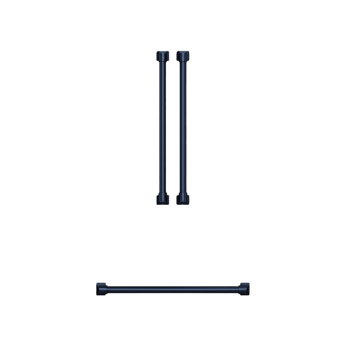 Ensemble de poignées et de boutons Thor Kitchen bleu métallisé pour réfrigérateur de 30 po - CKA-RF3017-BLU 