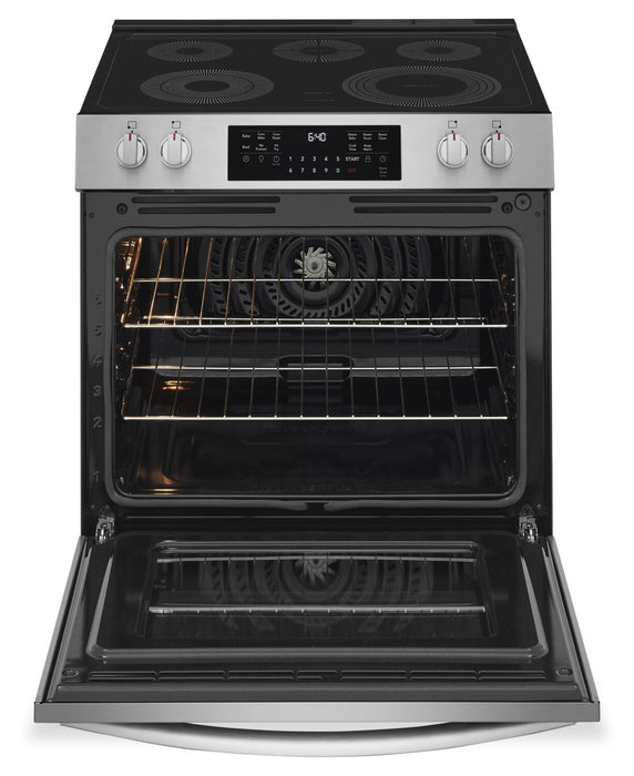 Cuisinière électrique Frigidaire Gallery de 5,3 pi3 avec convection totale - acier inoxydable - GCFE305CBF