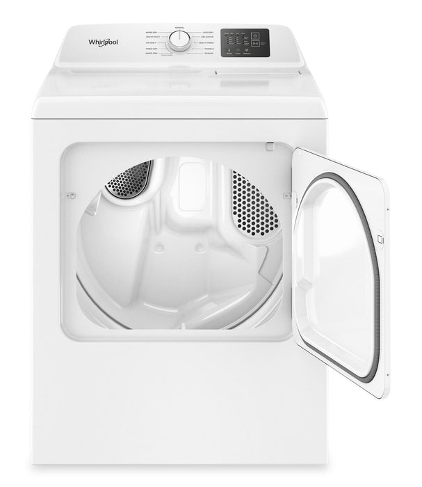 Sécheuse à gaz Whirlpool de 7,0 pi3 avec séchage par détection automatique - blanche - WGD4105SW\t