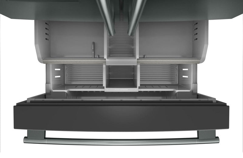 Réfrigérateur KitchenAid de 30 pi³ à portes françaises - genièvre - KRFF436SJP