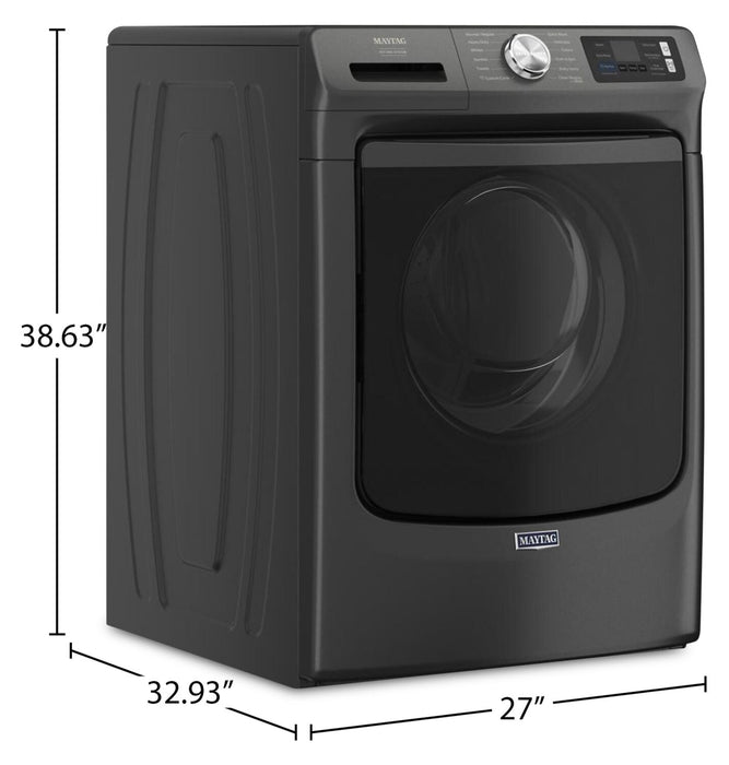 Laveuse intelligente à chargement frontal Pet Pro de 5,8 pi3 de Maytag - noir volcan - MFW7020RU