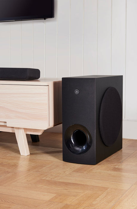 Barre de son de 200 W YAMAHA avec Dolby AtmosMD et caisson d’extrêmes graves externe (SR-B40A)