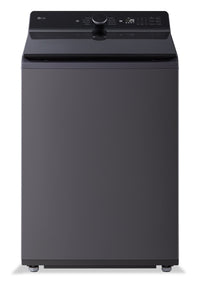Laveuse intelligente haute efficacité LG à chargement par le haut de 6,1 pi³ - acier noir - WT8405CB