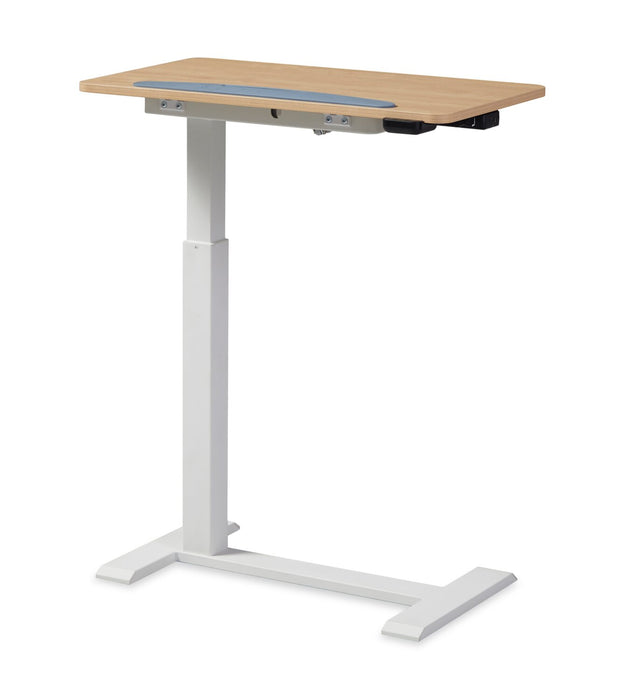 Bureau portatif Aaron de 26,77 po à hauteur réglable avec dessus relevable – chêne