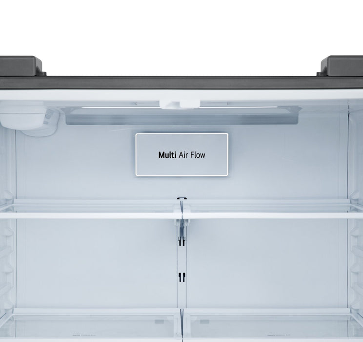 Réfrigérateur LG de 33 po et de 25 pi³ à portes françaises avec machine à glaçons double - acier inoxydable - LF25S6330S