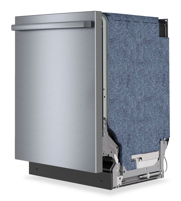 Lave-vaisselle encastré Bosch de série 500 de 24 po de 44 dBA en acier brossé résistant aux traces de doigts - SHX65DM5N