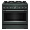 Cuisinière hybride KitchenAid de 5,1 pi3 avec friture à air sans préchauffage - genévrier - KFDS936SJP