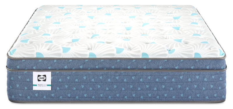 Matelas à Euro-plateau Mykonos Resort Luxury Posturepedic Crown Jewel de Sealy pour lit simple très long