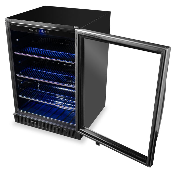 Refroidisseur à boissons Danby de 5,7 pi³ pour 154 canettes - acier inoxydable - DBC057A1BSS