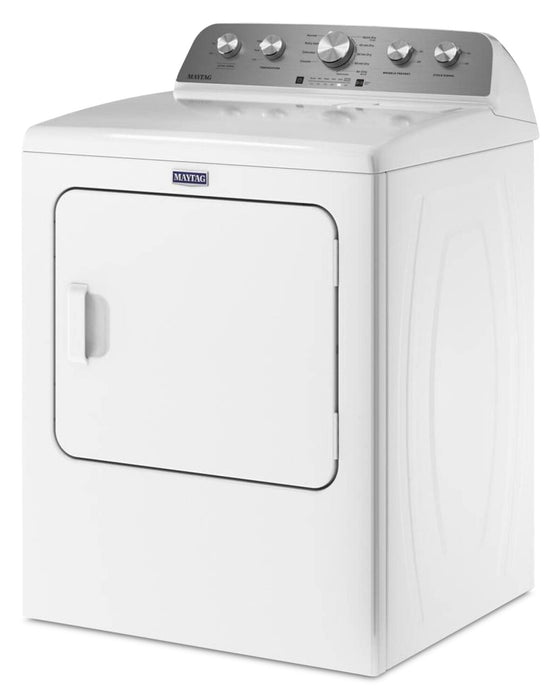Sécheuse à gaz Maytag de 9,0 pi3 avec fonction Extra Power - blanche - MGD5030MW