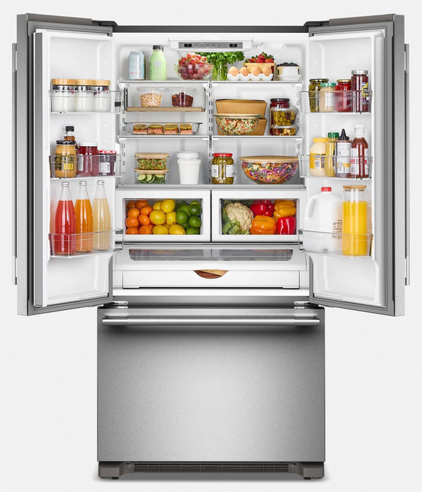 Réfrigérateur KitchenAid de 22 pi³ à portes françaises - acier inoxydable PrintShieldMC - KRFC136TPS